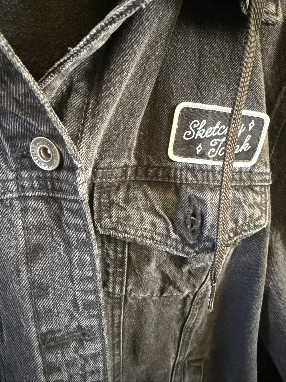 Sketchy Tank/Lurking Class Denim Jacket - Picture 3 of 4